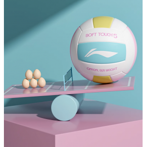 李宁排球中考学生专用5号正品标准训练沙滩硬排球